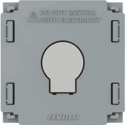 LIVOLO Modul întrerupător cap-scară/cruce simplu Livolo, touch, modular (VL-FC1SZ2-2GSTL)