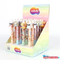 Nebulo Zseléstoll radírozható, nyomógombos, pörgetős kutyus 24 db/display Nebulo (61043) - nyomtassotthon