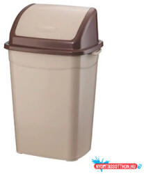  Szemetes kuka billenő fedéllel műanyag 16 literes törtfehér UP118 (62185)