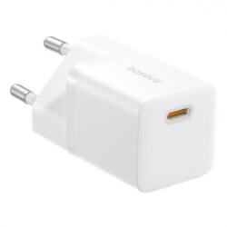 Baseus GaN5 Mini USB-C hálózati töltő 25W fehér (P10110909213-00)