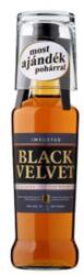 Black Velvet whisky 0, 7l 40% DRS, díszdoboz + pohár