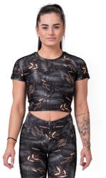 NEBBIA Crop top Active Black 568 (M) - NEBBIA