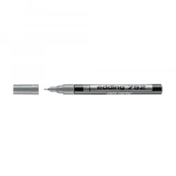 edding Lakkmarker 0, 8mm, kerek 792 ezüst (7580149006) (7580149006) - aqua