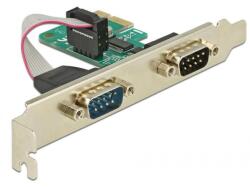 Delock PCI Express Card to 2x Serial RS-232 (89918)