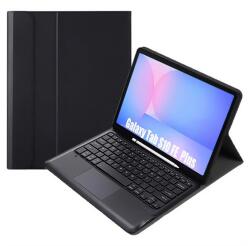 Gigapack Samsung Tab S10 Fe Plus Wifi Gigapack Tok Álló, Bőr Hatású Flip, Angol Nyelvű, Fekete