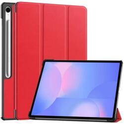 Gigapack Samsung Tab S10 Fe Plus Lte Gigapack Tok Álló, Bőr Hatású Aktív Flip, Ceruza Tartó, Piros