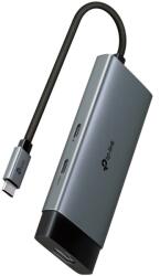 TP-Link UHC USB Type-C hub, 5-in-1, 1xHDMI, 1xPC USB-C 100W, 2xUSB 3.0, 1xUSB-C, Alumínium ház (UH5020C)
