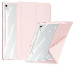 Dux Ducis Samsung Tab S10 Fe Plus Wifi Dux Ducis Magi Origami Tok Álló, Bőr Hatású Aktív Flip, Ceruza Tartó, Rózsaszín