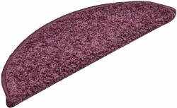 vidaXL 30 db sötétlila lépcsőszőnyeg 56x17x3 cm 3365811 (3365811)
