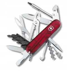 Victorinox CyberTool 1.7725. T Átlátszó Piros Összecsukható Kés (1.7725.T)