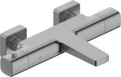 Armatura Malaga Gun Metal Grey kád és zuhany csaptelep fali z termosztáttal grafit 5754-010-61 (575401061)