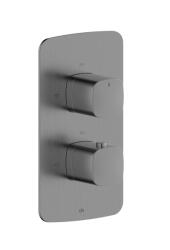 Armatura Malaga Gun Metal Grey zuhanycsaptelep süllyesztett z termosztáttal grafit 5759-001-61 (575900161)