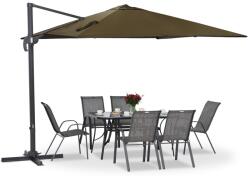 Garden Point barna Siena 3x3m esernyő (GAP1143)