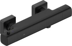 Armatura Malaga Black zuhanycsaptelep fal z termosztáttal fekete 5756-010-81 (575601081)