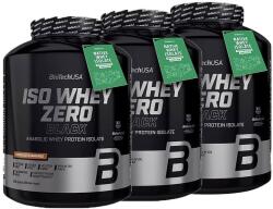 BioTechUSA - ISO WHEY ZERO BLACK - IZOLÁTUM ALAPÚ TEJSAVÓFEHÉRJE - 3 x 1816 G