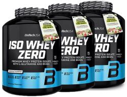 BioTechUSA - ISO WHEY ZERO - TEJSAVÓFEHÉRJE - IZOLÁTUM ALAPÚ - 3 x 1816 G