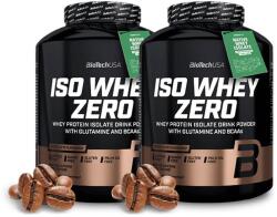 BioTechUSA - ISO WHEY ZERO CAFFÉ LATTE - IZOLÁTUM ALAPÚ TEJSAVÓFEHÉRJE - 2 x 1816 G