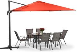 Garden Point roșu Siena 3x3m umbrelă (GAP1144)