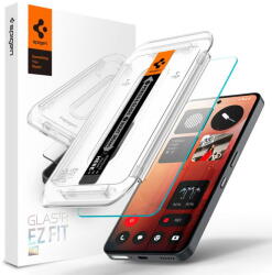 Spigen AGL09429 Nothing Phone 3A / 3A Pro Spigen GlastR EZ Fit edzett üveg képernyővédő fólia, felhelyezést segítő kerettel, (AGL09429)
