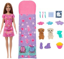 Mattel HXN01 Barbie Kutyus és Pizsama Party Baba (HXN01) (HXN01)
