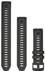 Garmin óraszíj extra hosszú kiegészítő pánttal (Instinct 2S) szilikon, 20mm grafitszínű (010-13104-00) (010-13104-00) (010-13104-00)