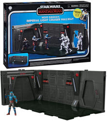 Star Wars Playset Moff Gideons Imperial Light Cruiser Hallway + Mandalorian Privateer figura 9, 5cm