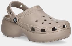 Crocs papucs Classic Platform Clog barna, platformos, 206750 - barna Női 41