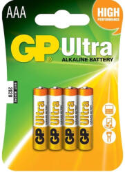 GP Batteries Ultra Aaa (lr03) Tartós Alkáli Elem 4db/csom