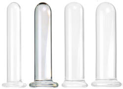 ClearlyHorny Glass Plug Rookier - prémium üveg anális dugó M 12 x 2, 5cm - szexvital