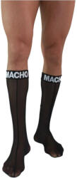 Macho Underwear Macho - Prémium, vékony fekete zokni, egyméretű