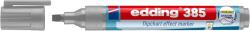 edding Marker flipchart edding Ecoline 385, corp din plastic reciclat, varf pensula flexibil, 1-5 mm, gri argintiu (ED385026)