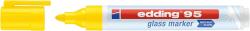 edding Marker pentru sticla edding 95, corp plastic, varf rotund, 1.5-3 mm, galben (ED495005)