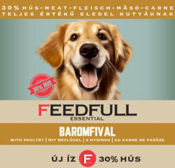  FEEDFULL Dog 1240g kutyakonzerv Baromfival