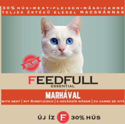 FEEDFULL Cat 415g macskakonzerv Marhával - krizsopet