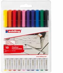 edding Liner edding 89, corp plastic, varf rotund, 0.3 mm, 10 culori/set (ED8910)