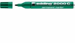 edding Marker permanent Edding 2000C, corp metalic, varf rotund, 1.5-3 mm, verde (ED200004)