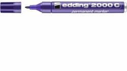 edding Marker permanent Edding 2000C, corp metalic, varf rotund, 1.5-3 mm, violet (ED200008)