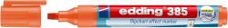 edding Marker flipchart edding Ecoline 385, corp din plastic reciclat, varf pensula flexibil, 1-5 mm, portocaliu (ED385)