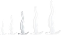 ClearlyHorny Lieps átlátszó dugó - prémium intim eszköz 22 x 5 cm - pajkospajtas
