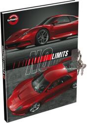 T-Creativ Sportautós emlékkönyv lakattal - sima lapokkal - A5 (TC25-A17901000-943335NOLIMIT)