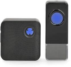 Nedis Sonerie wireless Nedis, volum 110dB, IP55, 1 receptor, negru (DOORB310BK)
