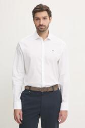 Tommy Hilfiger pamut ing férfi, olasz galléros, fehér, slim, MW0MW37597 - fehér 45