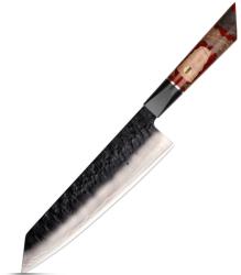Damaskus konyhai kés Arata - Kiritsuke / Piros