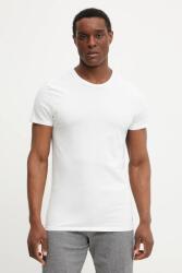 Calvin Klein Underwear pamut póló 3 db szürke, férfi, sima, LV00NB4051 - szürke M