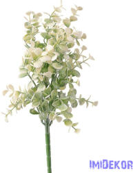  Eukaliptusz 7 ágú műzöld csokor 35cm - Világoszöld