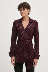 Diane Von Furstenberg pulóver gyapjú keverékből lila, mintás, DVFBL3S016 - lila M