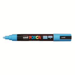 uni Dekormarker 1, 8-2, 5mm, Uni Posca PC-5M világoskék (2UPC5MVK) - bestoffice