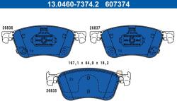 ATE Set placute frana ATE 13.0460-7374.2 (13.0460-7374.2)