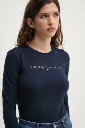 Tommy Hilfiger pamut hosszúujjú sötétkék, DW0DW19434 - sötétkék S