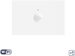 TEM Intrerupator Simplu Cap Scara / Cruce Wi-Fi cu Touch LIVOLO, standard italian - Serie Noua, Alb SmartElectro IntelligentHouse (C9-VL-FC1SNY-3WP)